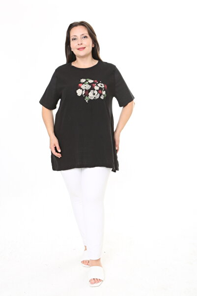 XL Modam Women's Hand-Embroidered Large Size Tunic
