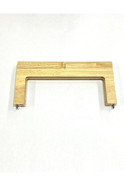 karantuhafiye Wooden Bag Holder with Magnet, Flat Corner / 25 cm