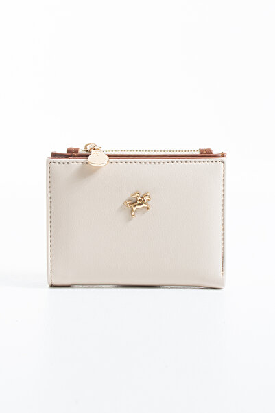 DEV 3 ADAM Nasbag Cream Tan Color Women's Card Holder - Wallet (Width:12 X Le...