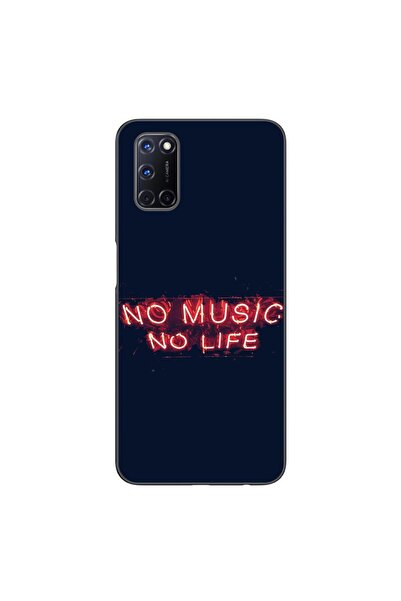 OEM Θήκη συμβατή με Oppo A72 Σιλικόνης Gel TPU Μοντέλο No Music No Life