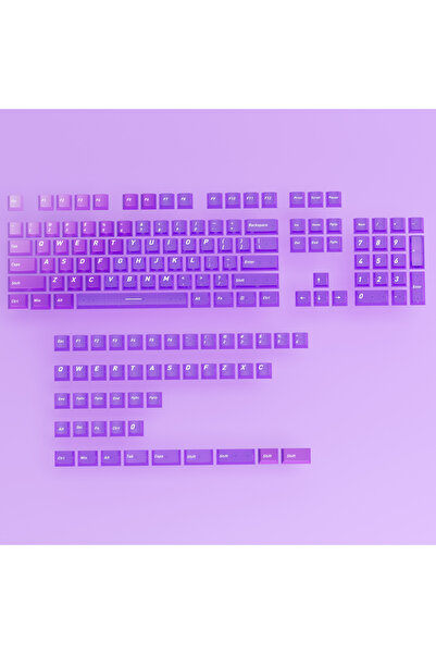 Leaven Klavye Keycaps 163 Tuşlu Şeffaf Tuş Takımı