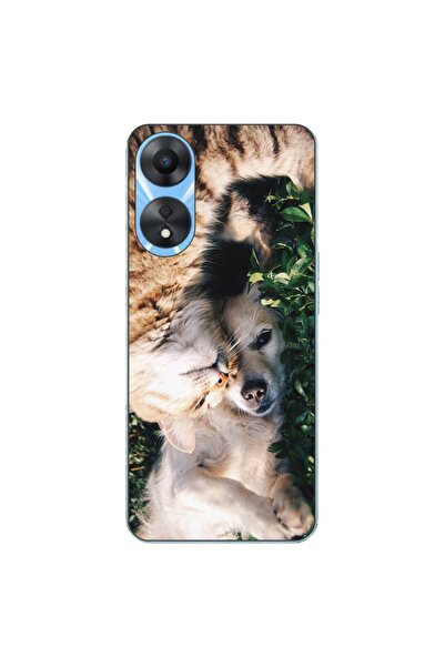 OEM Case compatible with Oppo A78 5G (CPH2483) Silicone Gel Tpu Dog and Cat P...