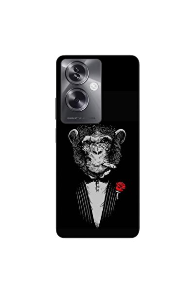 OEM Husa compatibila cu Oppo A79 5G Silicon Gel Tpu Model Cigar Monkey