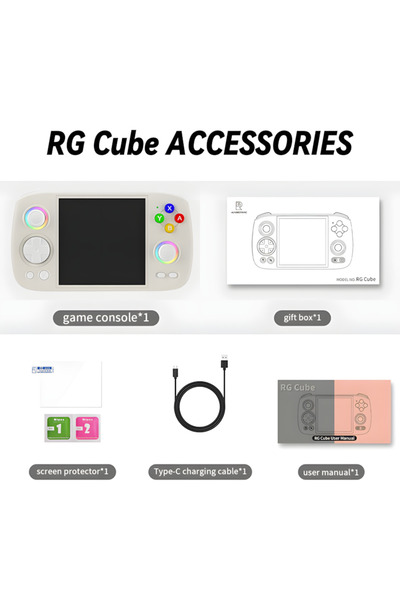 ANBERNIC RG Cube 8GB RAM 128GB Android Retro Oyun Konsolu WiFi Bluetooth Hall...