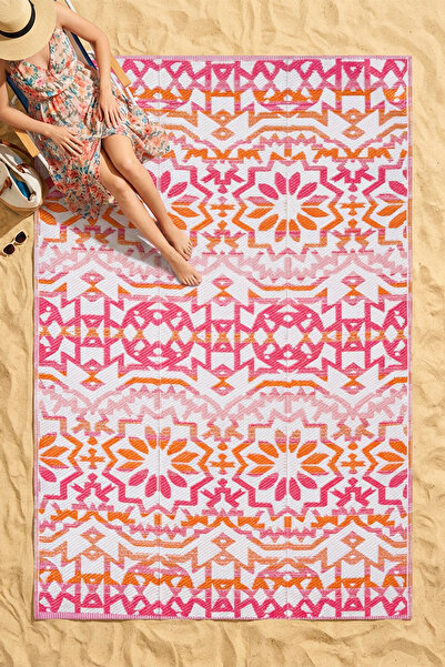 Eliz Home Havuz Plaj Piknik Karavan Halı Hasır Kilim Katlanabilir Balkon Tera...