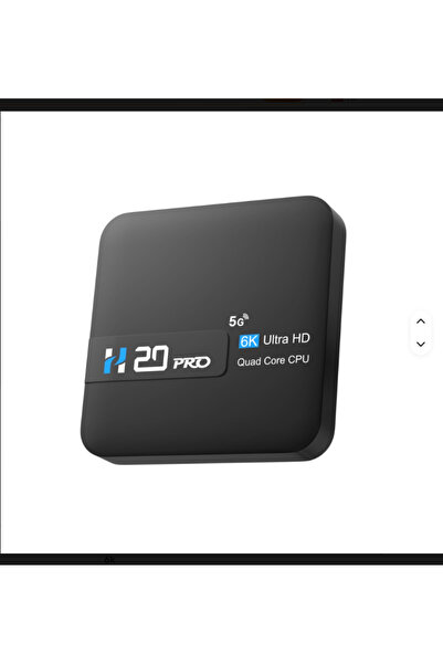 zerzembe H20 Pro Akıllı TV Kutusu H313 Dört Çekirdekli 5G WiFi Android 10 2GB...