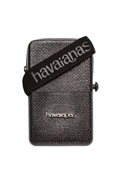 Havaianas 4148233 Τσάντα Havstreet Glitter Golden 998 16X9X4 Μαύρη Unisex Τσά...