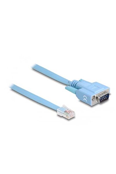DELOCK Adaptor RS-232 DB9 tată la 1 x Serial RS-232 RJ45
