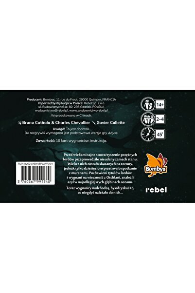 Rebel Abyss: De profundis (ediție poloneză)