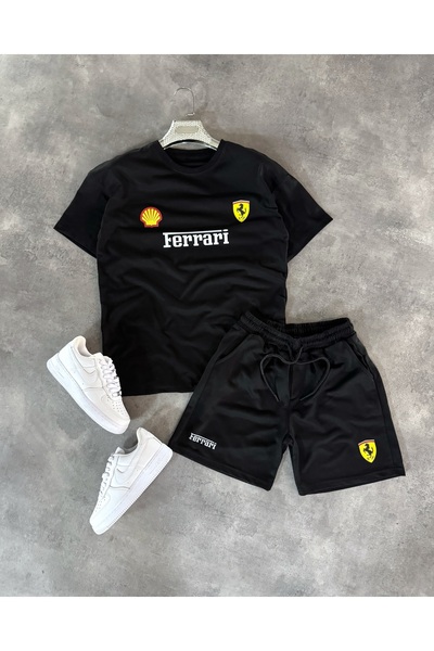 FS CABİN 2 Lioversize Printed T-Shirt and Shorts Set