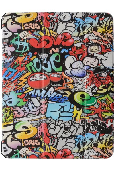 realpower Husă iPad 10 10,9', Design Graffiti