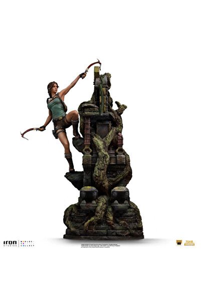 Iron Studios Lara Croft Figür Deluxe Figür - Tomb Raider Figür - Art Scale 1/10 -
