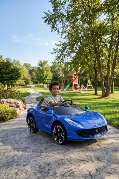 Tıfıl Toys Favori GT 12V Vitesli Işıklı Sesli Bluethooth Destekli Emniyet Kem...