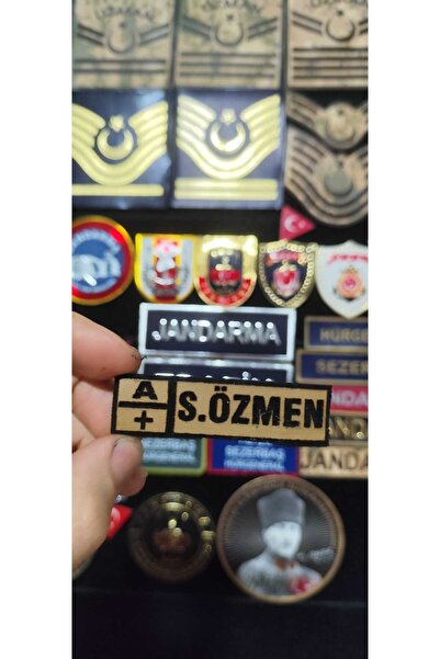 ÇUKUROVA ÜTÜ Etichetă cu nume de 2 cm x 7 cm pentru pălărie Anafarka, din pie...