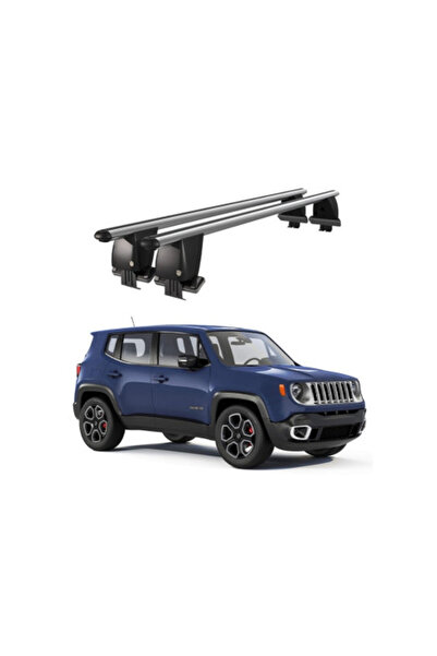 OEM Aluminum car trunk crossbars compatible with smooth roof Jeep Renegade 20...