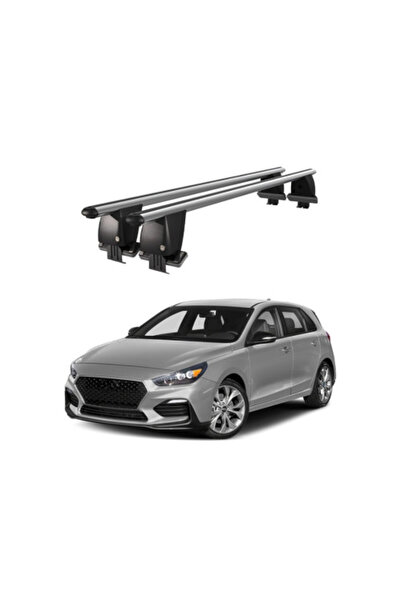 OEM Aluminum car trunk cross bars compatible with smooth roof Hyundai Elantra...