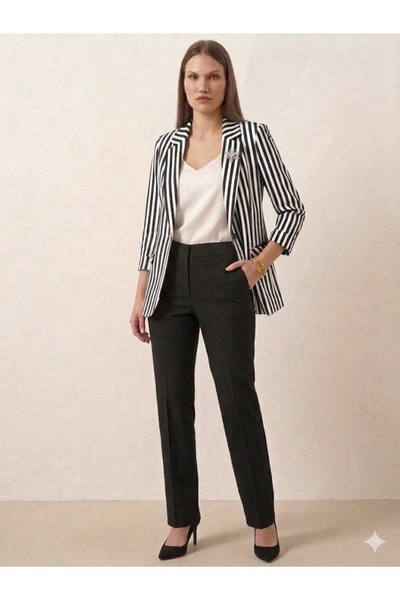 centilmen Babi̇lon Sasi̇n Striped Pocket Flap Jacket 7725
