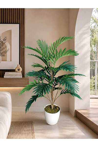 MAKİ DEKOR YAPAY AREKA AĞACI 75 CM BOYUNDA DEKORATİF MODERN İÇ MEKAN BİTKİSİ