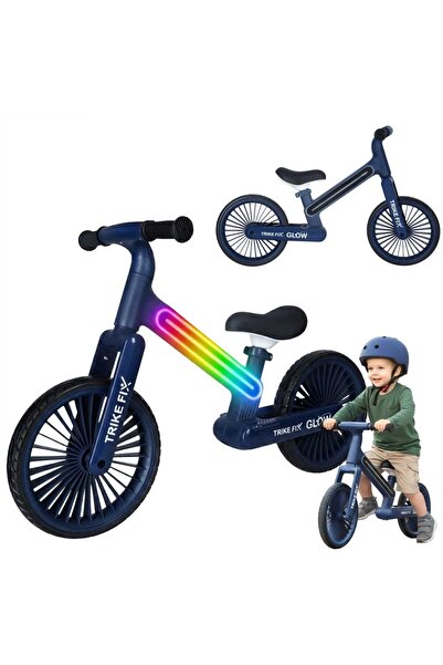 Ikonka Odrážadlo Trike Fix Glow LED – námornícka modrá