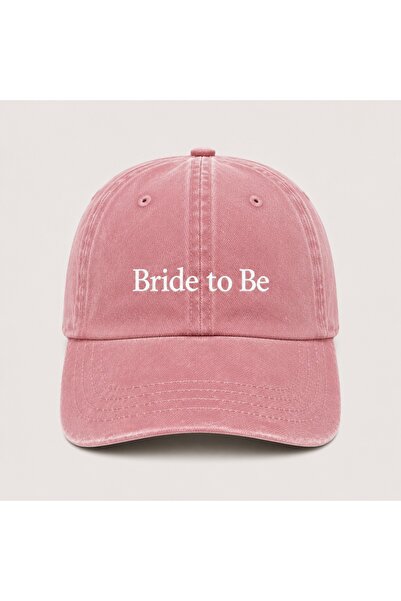 WeavedCo "Bride to Be" Bride-To-Be Embroidered Vintage Washed Baseball Cap