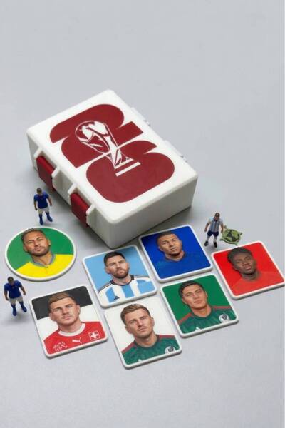 MEK كأس العالم لكرة القدم 2026 - ملصق / علبة بطاقات حمراء (12×10 سم)
