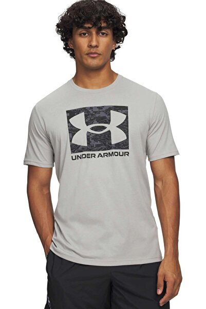 Under Armour Tricou gri pentru bărbați, croială lejeră