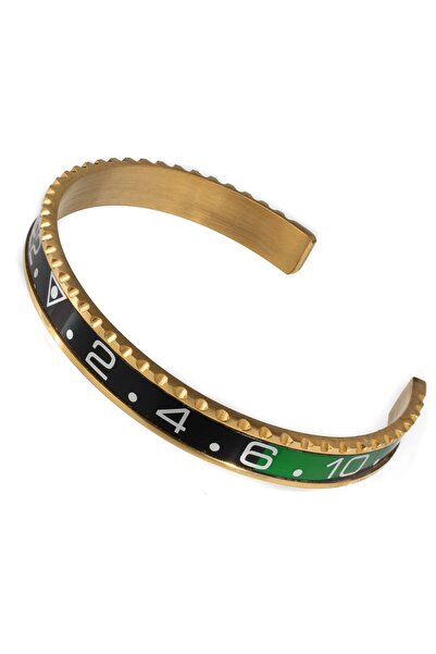Oyster Ανδρικό βραχιόλι GD-GMT-GRNBK (18 εκ.)