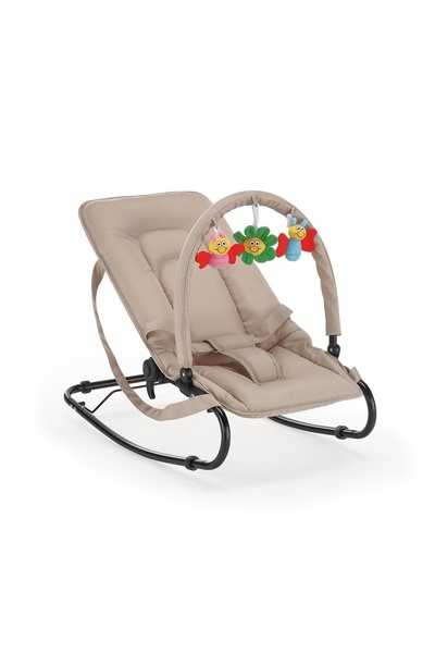 BabyTrold Fotoliu balansoar, BabyTrold, 2 pozitii de inclinare, Husa detasabi...