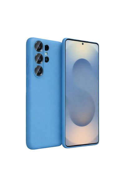 TakÇalıştır Samsung Galaxy S26 Ultra Compatible Nano Velvet Silicone - Blue
