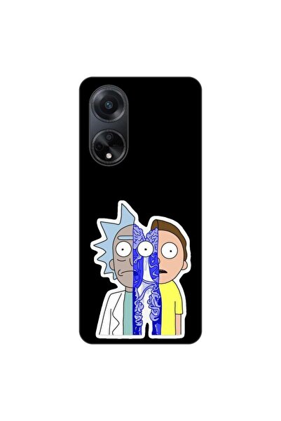 OEM Husa compatibila cu Oppo A98 5G Silicon Gel Tpu Model Rick And Morty Conn...