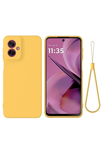 sscase Solid Color Θήκη Σιλικόνης Yellow (Motorola Moto G55 5G)