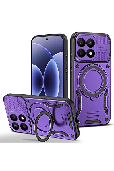 sscase Armor MagSafe Σκληρή Θήκη με Δαχτυλίδι Purple (Xiaomi 17 5G)