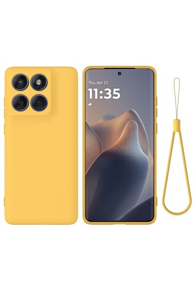 sscase Solid Color Θήκη Σιλικόνης Yellow (Motorola Moto G57 Power 5G / G67 Po...