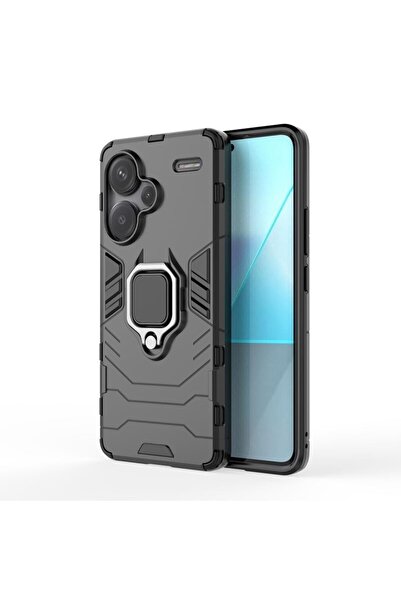 sscase Magnetic Ring Σκληρή Θήκη με Δαχτυλίδι Black (Xiaomi Redmi Note 13 Pro...