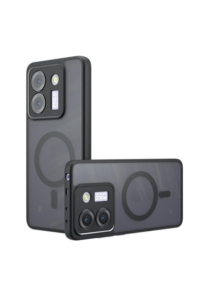 sscase Matte Magsafe Σκληρή Θήκη Frosted Black (Xiaomi Poco M7 Pro 5G)