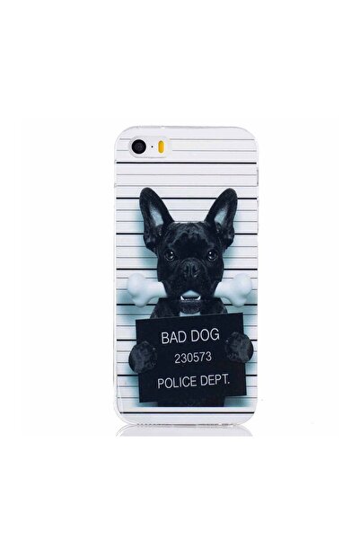 sscase Painted Διάφανη Θήκη Σιλικόνης Bad Dog (Apple iPhone SE/5s/5)