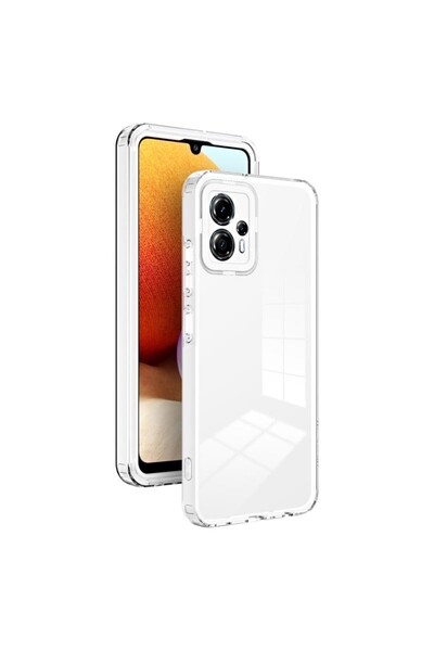 sscase Color Frame Διάφανη Θήκη Σιλικόνης White (Motorola Moto G13 / G23)