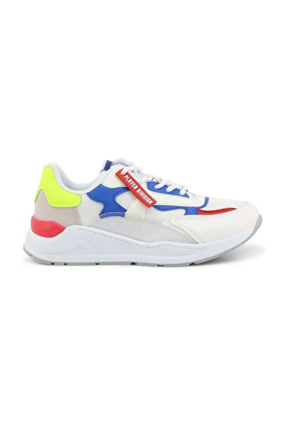 Shone Pantofi sport SHONE, Copii, material lucios, Albi, Talpa spuma memorie,...