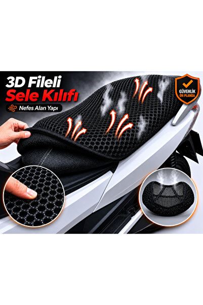 Vi Caro Husa scaun motocicletei Mondial 50 Rio Husa scaun din plasa 3D Protec...