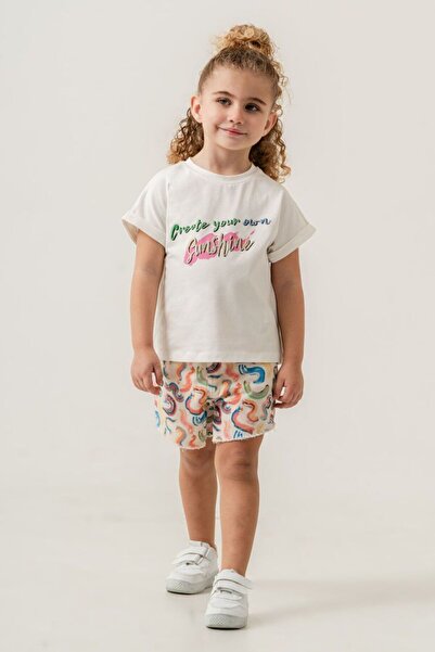Alin Alp Summer Shorts Set for Girls Aged 4-8 |   Comfortable and Stylish Sum...