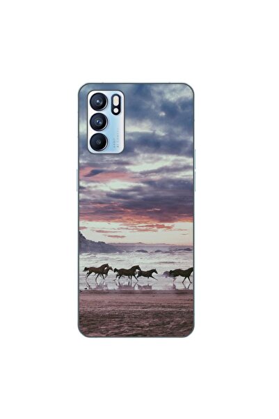 OEM Husa compatibila cu Oppo Reno6 5G Silicon Gel Tpu Model Cai Alergand