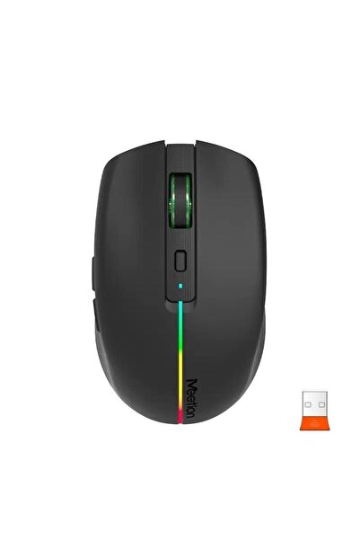 MeeTion Mouse wireless BTM002 2.4GHz, Bluetooth, USB, Negru