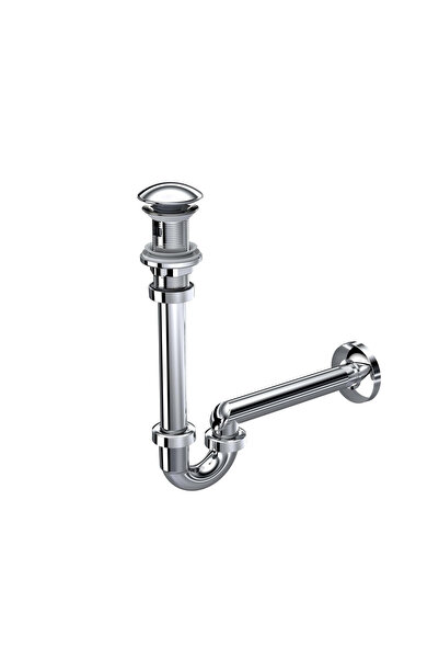 Casa Stile Sifon lavoar 220493 crom cu PP, clic-clac, cap inox, 250–250