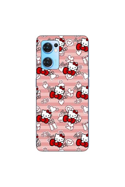 OEM Husa compatibila cu Oppo Reno7 5G Silicon Gel Tpu Model Hello Kitty Roz P...