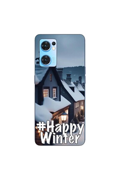 OEM Husa compatibila cu Oppo Reno7 5G Silicon Gel Tpu Model Happy Winter