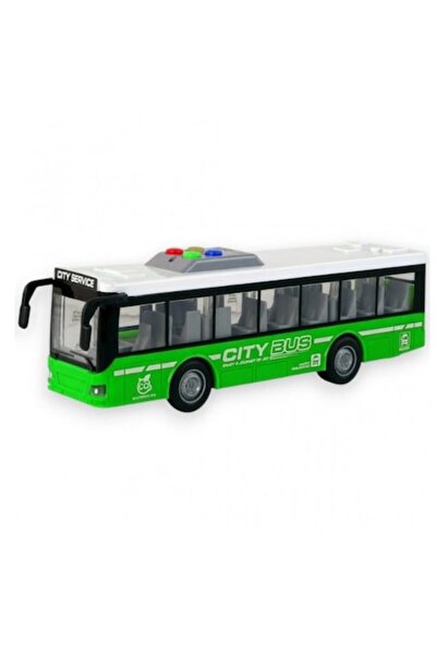 OEM Autobuz interactiv pentru copii cu lumini și sunete, 28 cm, verde