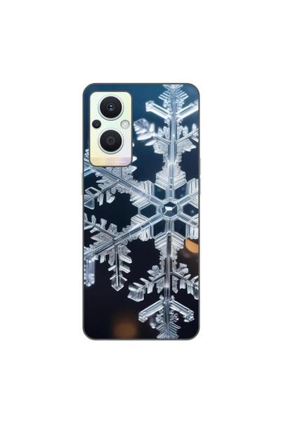 OEM Husa compatibila cu Oppo Reno7 Lite Silicon Gel Tpu Model Big Snowflake