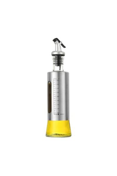 DAMUR Oil bottle, Stainless Steel Oil Bottle, Kitchen Liquid Bottle, Cooking ...