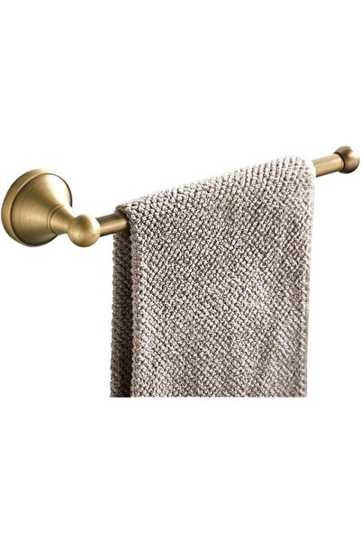 The Bros Open Towel Ring Bar Antique Brass Hanger Holder Wall Mounted, 29 cm ...