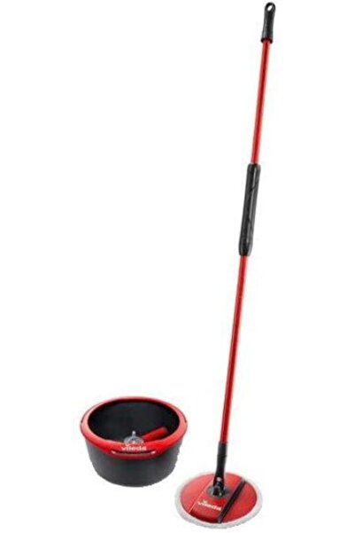 Vileda F21429 Σετ Καθαρισμού Spin&Clean Μαύρο/Κόκκινο